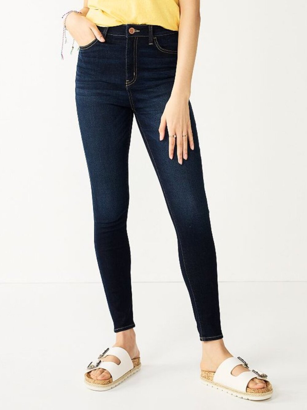 Junior's SO Highest Rise Denim Jeggings - Dark Wash - 5 (27W) - NWT